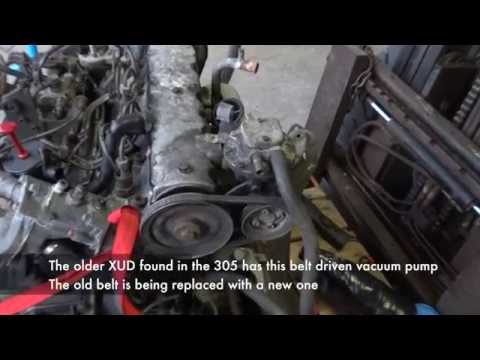 Peugeot 305 Vacuum Pump Belt Replacement