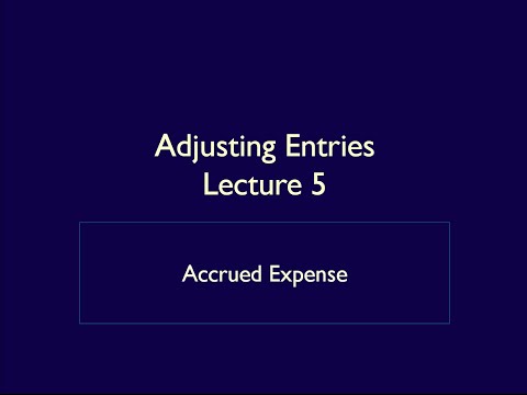 how to accrued payables