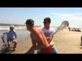 Top Left Beach Lacrosse Demo