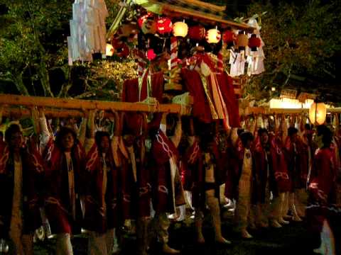 練りあわせ（兵庫県篠山市黒岡春日神社）