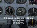 Flight Simulator X | NDB Approach with movable card ADF.