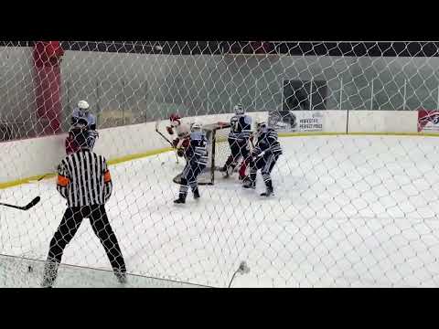 Nick banks in goal from bad angle