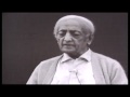 Jiddu Krishnamurti - The Turning Point - Saneen 1981 - 1st Q&A Session-PT 2/8