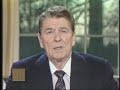 View the full speech here: millercenter.org An address to the nation from the Oval Office on an evening scheduled for the State of the Union address. The space shuttle Challenger was supposed to be the first mission to put a civilian into space. He reminds his audience of the bravery and dedication of those who were killed on the shuttle. January 28th, 1986