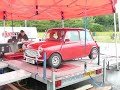 Paul's car on the rolling road at Gaydon Mini Show