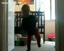 Look Mom Im Dancing With a little help from a bouncy seat and some video editing this little dancer goes to town She has good natural moves and the videographer enhances it The child will look back at this at a later time and have a good laugh This baby boy really loves his jumping contraption The added music sounds pretty funny with the video Looks like hes dancing Really cute see more at www freebabyclips com baby fun humor dance baby jump funny humour bounce music at www freebabyclips com