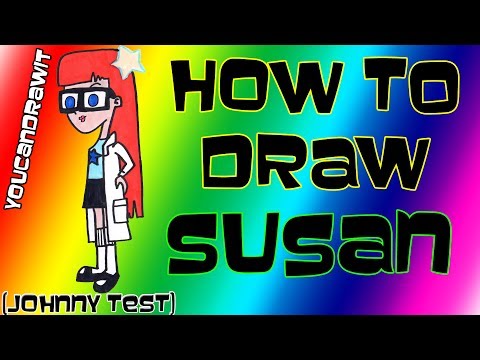 how to draw johnny test