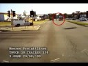 Motorbike sideswipes a bus