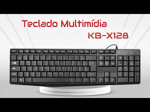 Vídeo de demonstração - Teclado Multimídia | KBX128