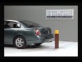 Crash Test 2002 Nissan Altima ( 5 M.P.H) Rear into Pole IIHS