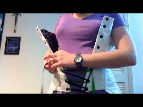 how to fasten corset