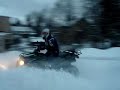 this is what we do when is snow on the ground in our village(Jablonec nad Nisou)