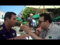 Steve Sarkisian with Petros Papadakis