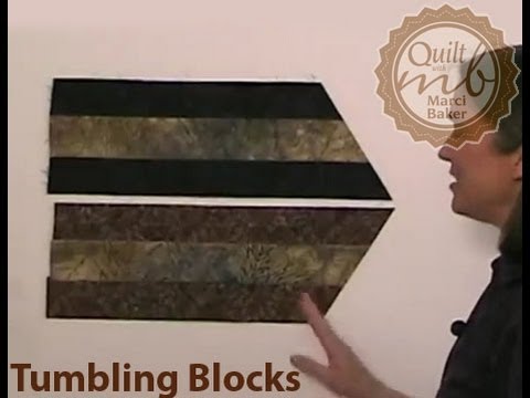 Tumbling Blocks Quilt Pattern