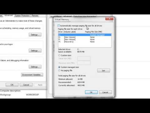how to virtual memory windows 7