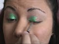 Green, Blue &amp; Purple Eyeshadow Look
