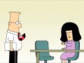 Dilbert: Awkward Hug and Always Late Dilbert: Awkward Hug and Always Late