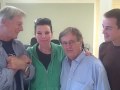Javila nam se Abby... :: Me, Mark Harmon, David Mc Callun and Sean Murray at saeson 8 first...