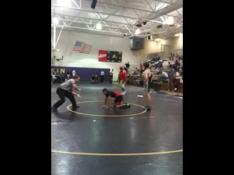 Devan Stringer Wrestling In Lumpkin County Middle/High School Tournament on 