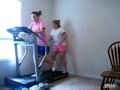 Fat Girl Falls Off Treedmill