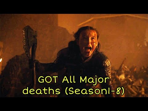 Game of thrones - All Major Deaths (Season 1-8)