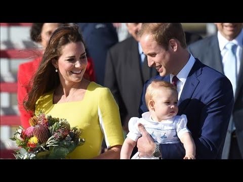 Prince George Touches Down in Australia