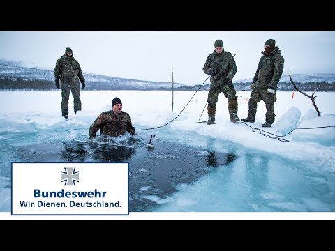 Überleben – Soldaten der Bundeswehr brechen ins Eis ein – "Eiskristall" in Norwegen Teil 1/2