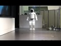 Robot ASIMO running