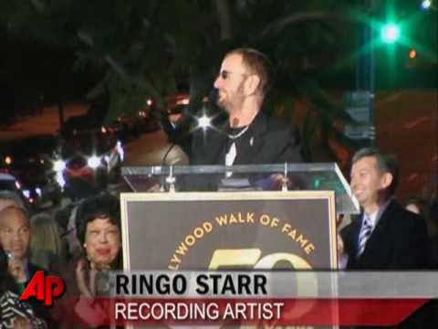 Ringo Starr Walk of Fame Ceremony