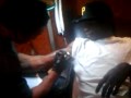 Fif gettin tatted