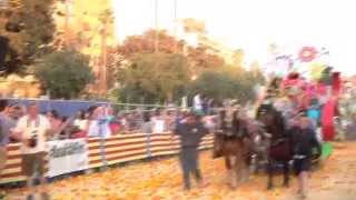 Més de 3.000 persones participen en la 124 edició de la Batalla de les Flors