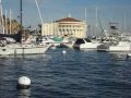 Sailing to Catalina Island. A 24 mile journey across open water infested with man-eating dolphins.