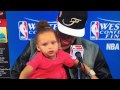 Riley Curry: I'm way up, I feel blessed (Big Sean's song)
