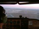 Landing at Cologne Airport Cockpitview