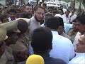 MiM MP Asaduddin Owaisi Protesting Against Home Minister