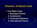 Lecture 01
  Business Finance