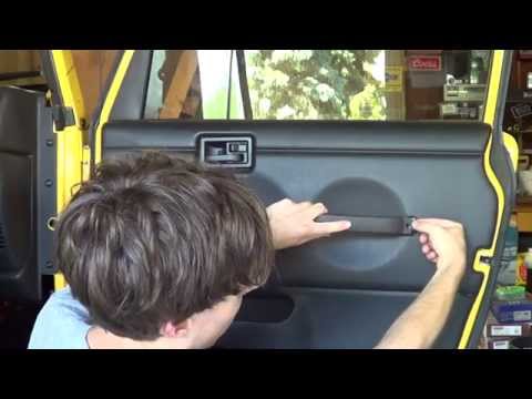 how to remove yj door panel