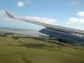 Landing at Auckland Airport