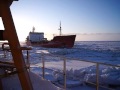Coast Guard Cutter Healy and tanker vessel Renda