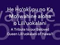A Tribute to Queen Lili'uokalani of Hawai'i