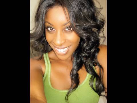 Sultry Bouncy Curls! Using a flat iron
