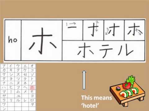 how to write katakana