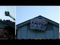 Bristol rooftop protest against Raytheon