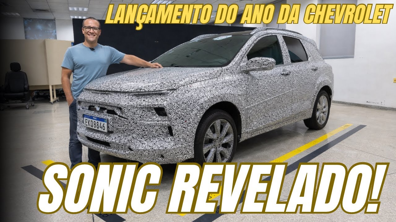 CHEVROLET SONIC REVELADO HOJE! É um Onix mais alto? Tamanho, motor e concorrentes