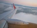 Southwest 737-700 takeoff from Oakland (dusk)