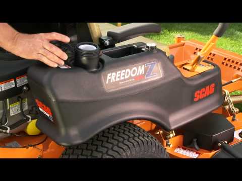 how to change oil in scag freedom z
