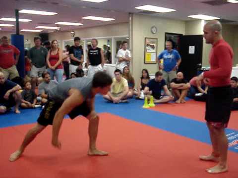 Chris Guarino BJJ flying rear naked choke.