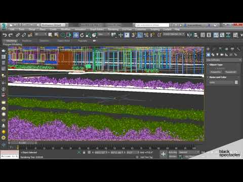 Using Forest Pack Pro to Create Grass - Exterior Renderings in 3ds Max