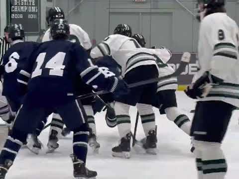 2/8/25 PN vs Duxbury, Game Winning Goal, 4 game goal streak, #26 Navy.