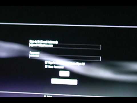 how to reset ps3 password